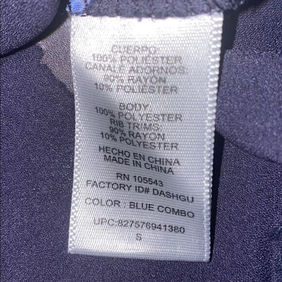 THAKOON For Design Nation Blue Floral Blouse-S - Picture 6 of 7